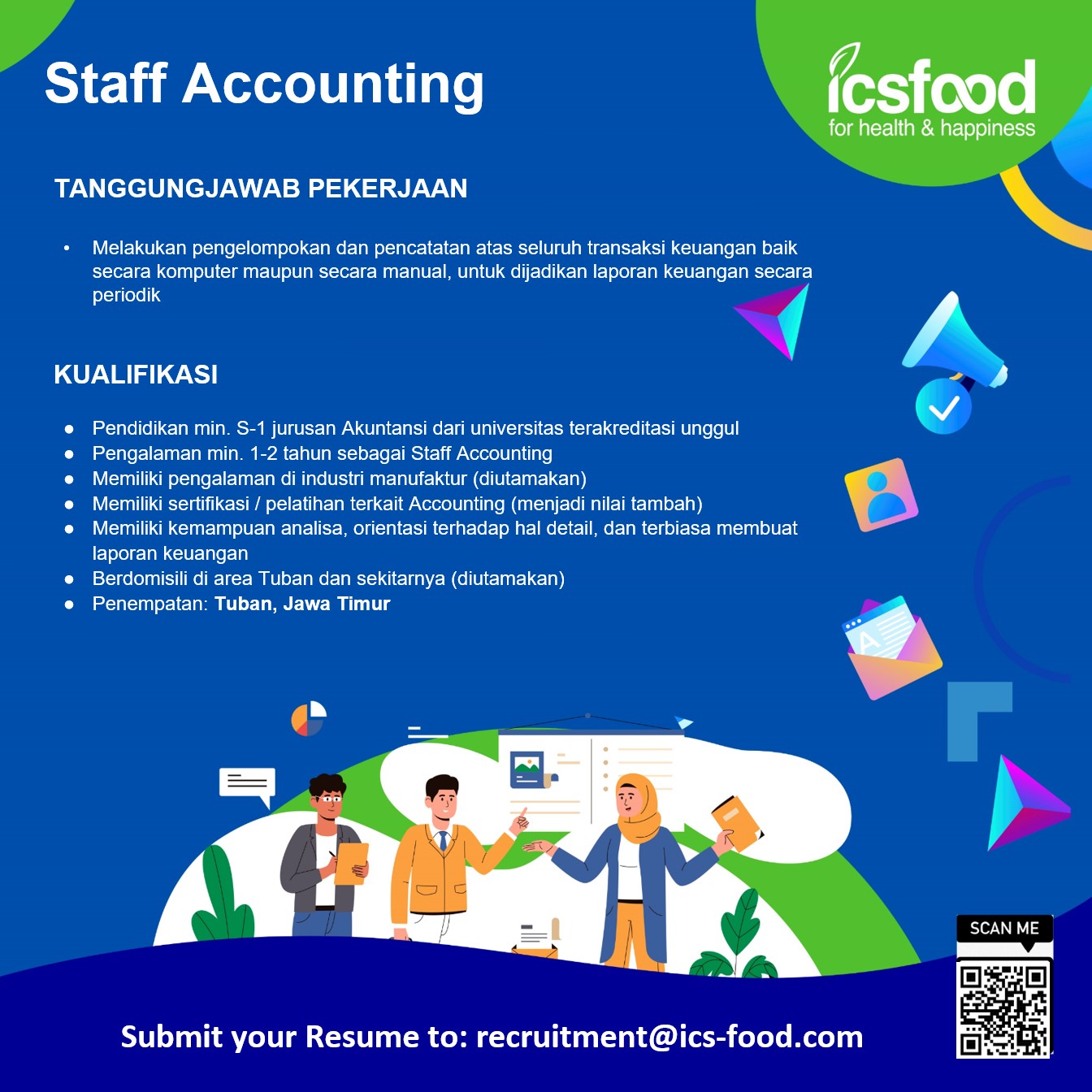 Here Are A Few One-Line Alternative Titles For &Quot;Lowongan Kerja Staff Accounting Di Pt. [Nama Perusahaan Tidak Tersedia Dalam Artikel] Di Tuban&Quot;, Keeping In Mind Brevity And Clarity: Accounting Staff Opening - Tuban (Pt. [Company Name]) (Assumes Company Name Will Be Added) Pt. [Company Name] Hiring Accounting Staff - Tuban (Assumes Company Name Will Be Added) Accounting Staff Position Available In Tuban Join Our Team: Accounting Staff - Tuban Accounting Staff Wanted - Tuban Location Tuban Company Seeks Accounting Staff I Lean Towards The First Two Options As They Retain The Most Important Information And Leave Room For The Company Name.
