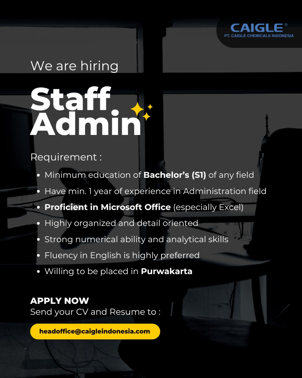 Lowongan Kerja Staff Admin Di Kab. Purwakarta - Lowongankerjaonline.id Here Are A Few Options For A One-Line Alternate Title, Depending On The Nuance You Want To Convey: Admin Staff Needed In Purwakarta (Simple And Direct) Join Our Team: Admin Position, Purwakarta (More Inviting) Purwakarta Admin Staff Opening (Concise And Location-Focused) Hiring Admin Staff - Purwakarta Location (Clearly States Hiring Status) Admin Assistant Opportunity - Purwakarta (Highlights Potential For Growth) I Lean Towards Admin Staff Needed In Purwakarta As It'S The Most Straightforward And Easily Understood.