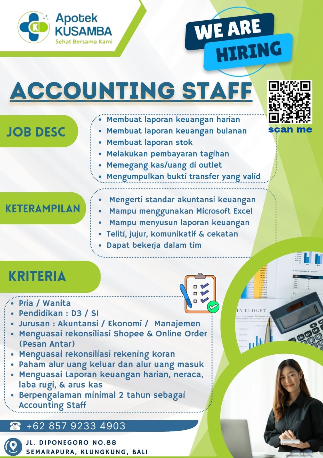 Here'S A Suggestion: Accounting Staff Opportunity In Beautiful Klungkung, Bali