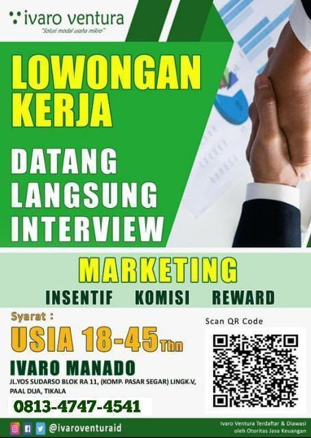 Lowongan Kerja Marketing Di Manado - Lowongankerjaonline.id Here Are A Few Options For An Alternate One-Line Title For &Quot;Lowongan Kerja Marketing Di Manado,&Quot; Focusing On Different Aspects: Marketing Opportunity Awaits In Manado! (Emphasizes Opportunity) Manado Needs A Marketing Pro Like You! (More Direct And Engaging) Join Our Team: Marketing Jobs In Manado. (Focuses On Team Dynamic) Calling Marketing Talents: Manado Hiring Now! (Highlights The Search For Talented People) Shape The Future: Marketing Careers In Manado. (Highlights The Impact Of The Job) Which One Is Best Depends On The Specific Tone And Focus You Want To Achieve. I Lean Towards &Quot;Marketing Opportunity Awaits In Manado!&Quot; Because It'S Concise, Positive, And Clearly States The Subject And Location.