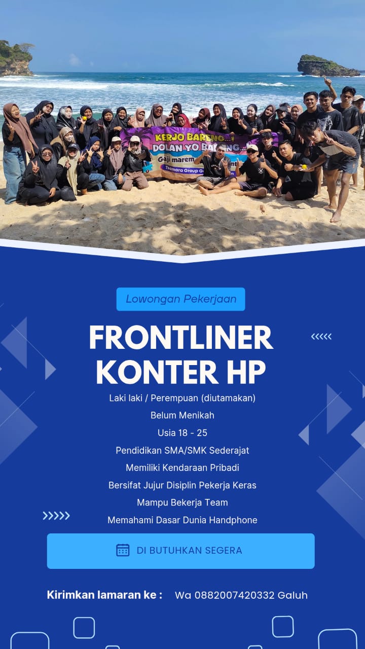 Lowongan Kerja Frontliner Konter Hp Haraphone Cell Di Nusukan - Lowongankerjaonline.id Haraphone Cell Nusukan: Frontliner Opportunity!