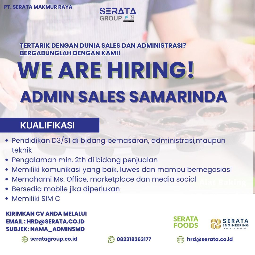 Here Are A Few Options, Depending On The Specific Emphasis You Want: Admin Sales Role Available In Samarinda (Simple And Direct) Samarinda Company Hiring Sales Admin (Focuses On The Employer) Join Our Team: Sales Admin Opportunity In Samarinda (More Inviting) Admin Sales - Grow Your Career In Samarinda (Highlights Career Potential) Ultimately, The Best Title Will Depend On Where It'S Being Used (E.g., Job Board, Social Media) And What You Want To Emphasize. If I Had To Pick Just One, I'D Probably Go With: Admin Sales Role Available In Samarinda.