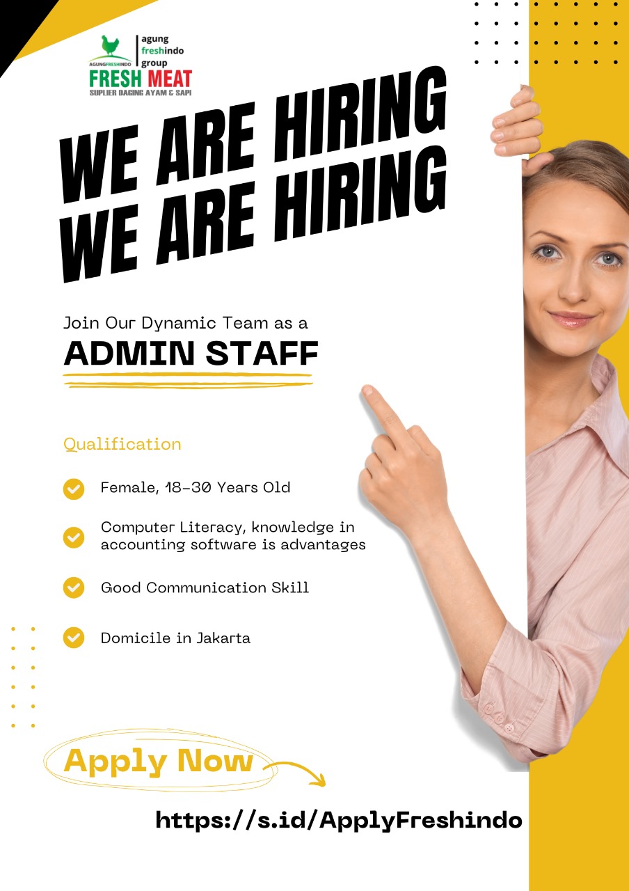 Lowongan Kerja Admin Staff Di Brebes - Lowongankerjaonline.id Brebes Admin Staff Opening