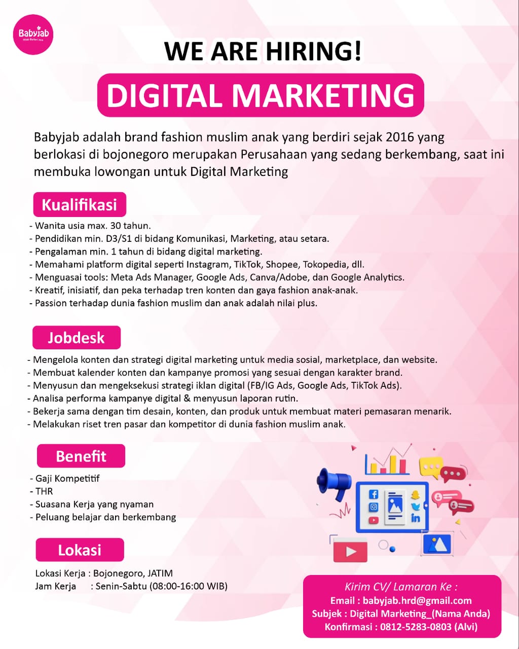 Lowongan Kerja Digital Marketing Di Kabupaten Bojonegoro - Lowongankerjaonline.id Digital Marketing Jobs: Bojonegoro Awaits!