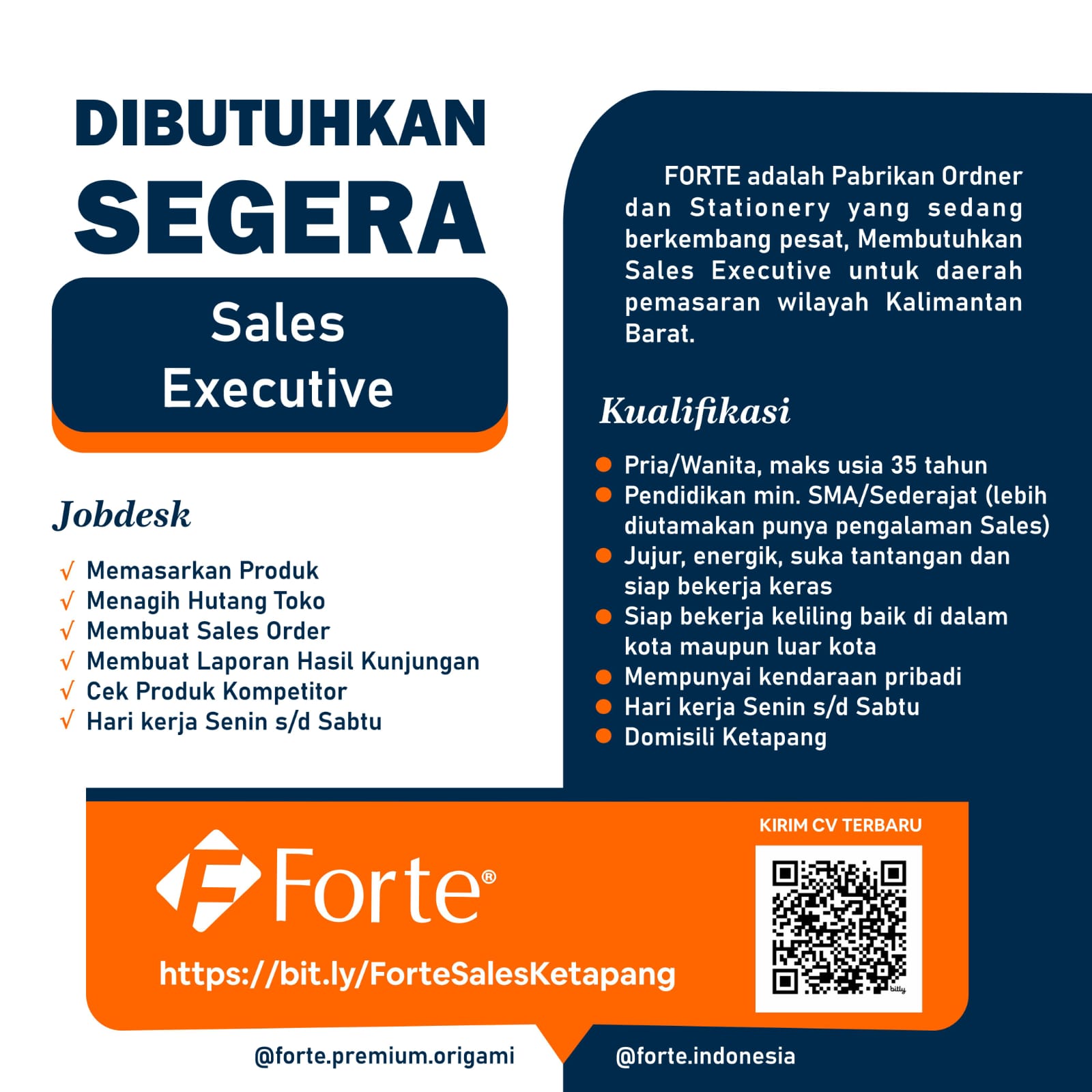 Lowongan Kerja Sales Executive Pt Aneka Andalan Asia Di Ketapang - Lowongankerjaonline.id Here'S A Suggestion: Sales Executive Opening: Join Pt Aneka Andalan Asia In Ketapang.